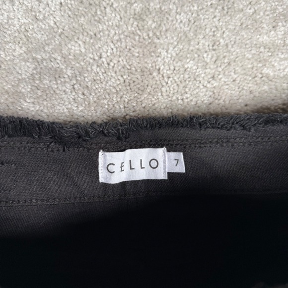 CELLO Black Flared Jeans‎ Ripped Distressed High Rise Bell Bottom Size 7 - 28 - Picture 6 of 10